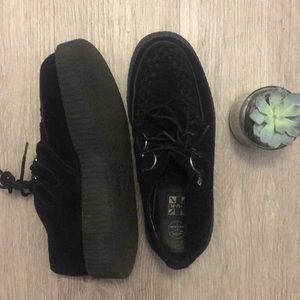 TUK original black platform creepers